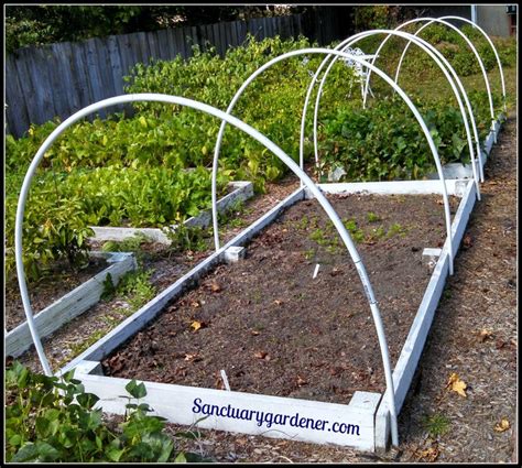 How To Build A Hoop Tunnel Outdoor Gardens Garden And Yard Garden Pots