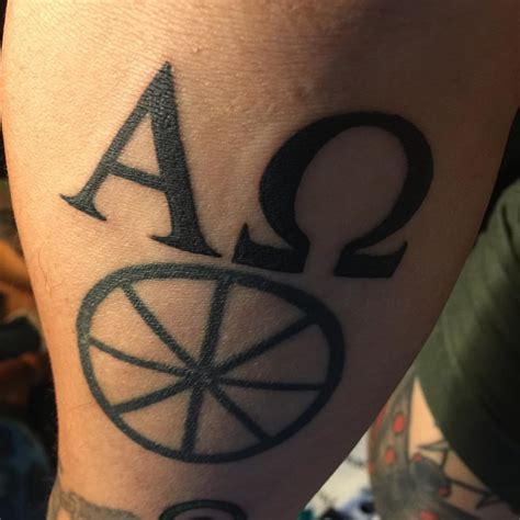 Omega Symbol Tattoo Meaning