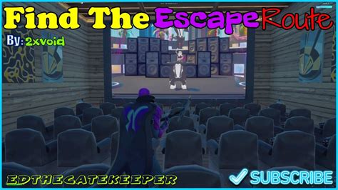 Find The Escape Route By 2xvoid Fortnite Creative Escape Rooms Puzzle