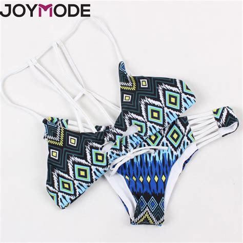 Joymode Sexy Bikinis Women Girls Swimsuit Brazilian Bikini Set Bandage