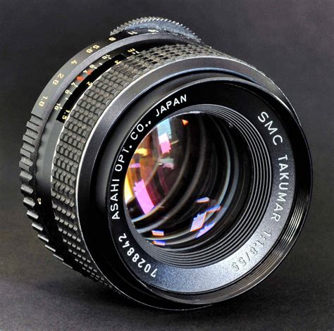 Pentax M42 55mm F18 Smc Takumar Prime Lens Asahi Optical Etsy
