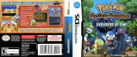 Pokémon Mystery Dungeon Explorers Of Time Cover Or Packaging Material
