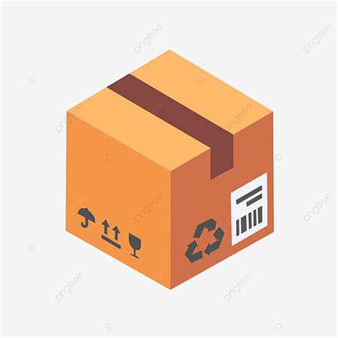 Parcel Delivery Clipart Transparent PNG Hd Isolated Parcel Box Vector Icon Box Icons Box