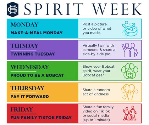 Virtual Spirit Week Ideas