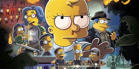 épisode Halloween Simpson Lisa A Peur Des Monstres - Les Simpson vont parodier la série Stranger Things dans un épisode