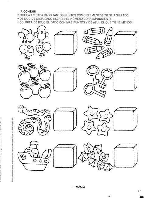 Actividades De Numeros Para Preescolares