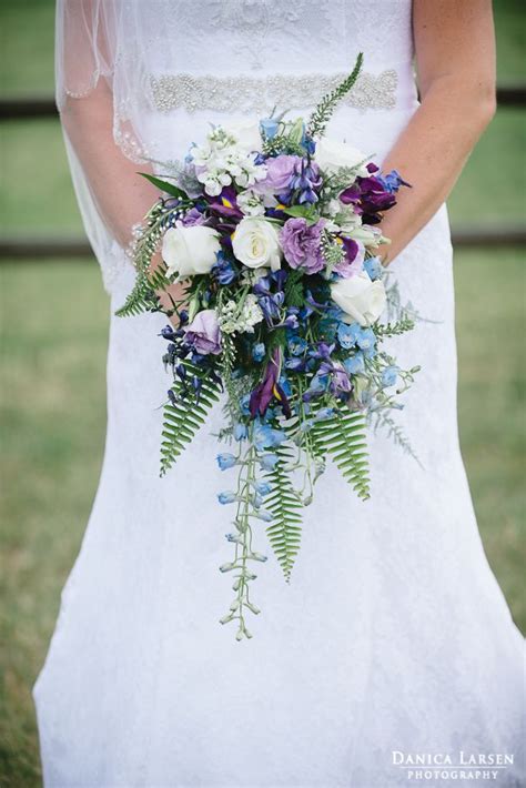 Outdoor Backyard Wedding Reception Navy Blue Lavender