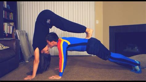 Partner poses can be as simple as placing your palms to one another or as complex also, consider giving these couples yoga poses a spin with a friend or even a stranger (such as in a retreat). COUPLES YOGA CHALLENGE!! - YouTube