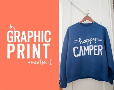 Diy Graphic Print Sweatshirts From He And I The Blog Teaches You