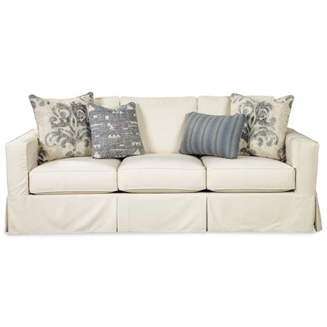 See more ideas about foam sofa, home diy, diy furniture. Craftmaster 989150 Vintage Skirted Slipcover Sofa with ...