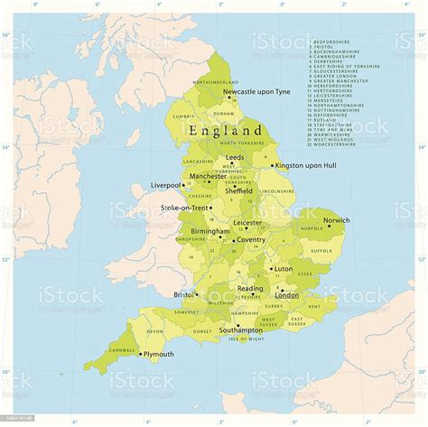 England Map Map Of England Map Of Britain England Map Map Of Great