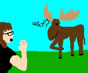 Canadians, officials have an important message for you: A moose bit my sister once - Drawception