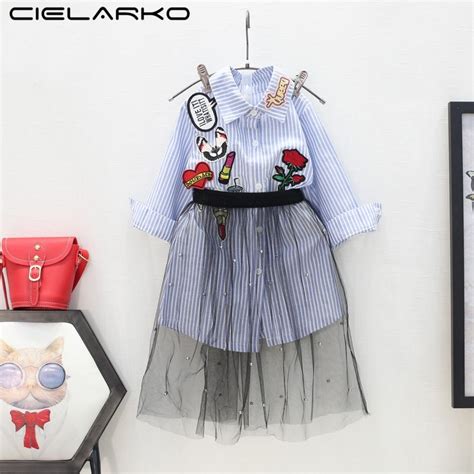 Cielarko Girls Shirts Clothing Set Long Sleeve Fashion Blouse Tulle