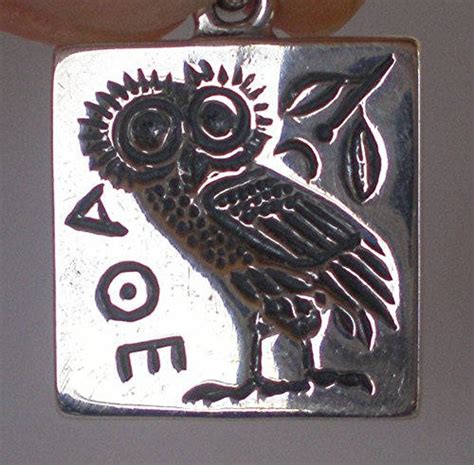 Owl Of Wisdom And Knowledge Symbol Of Goddess Athena Minerva Etsy