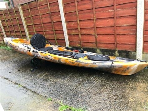 We'll review the issue and make a decision. Ocean Kayak Trident 13 Angler Sit On Top Fishfinder Paddle ...