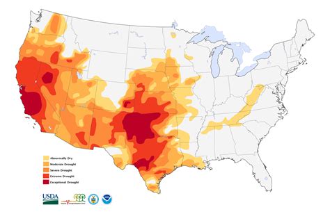 Map Shows Half Of The Us Suffering Drought Conditions Wired