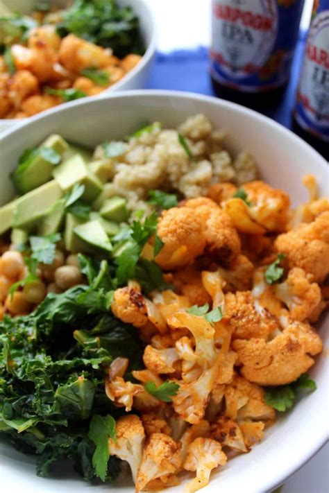 Pile it in a bowl and sprinkle some extra green onions on top. Spicy Cauliflower Power Bowl - pumpkinandpeanutbutter ...