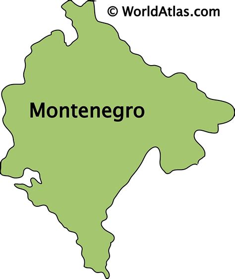 Montenegro Maps And Facts World Atlas