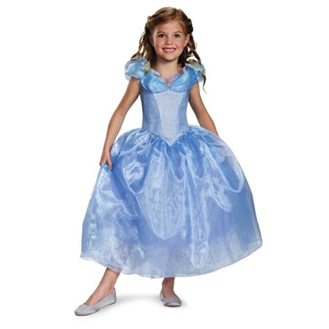 Disney Princess Cinderella Movie Girls Dress Costume Deluxe Walmart
