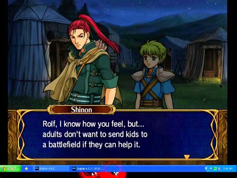 Rolf Talk Shinon Support A Fire Emblem 9 Game Cube Youtube