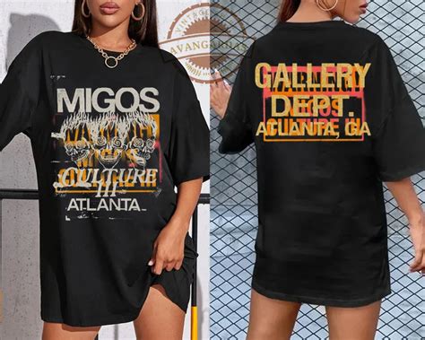 Migos X Gallery Dept T Shirt Culture Iii Three Skulls T Shirt T Fan