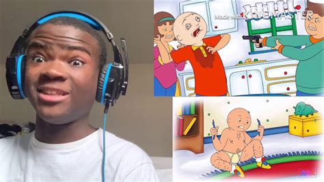 Caillou The Grownup A Very Special Episode Reaction Youtube