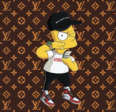 Gucci Sfondi Sfondi Bart Simpson Supreme Sfondicro
