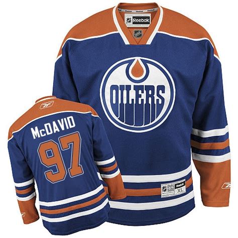 Connor Mcdavid Youth Reebok Edmonton Oilers Authentic Royal Blue Home