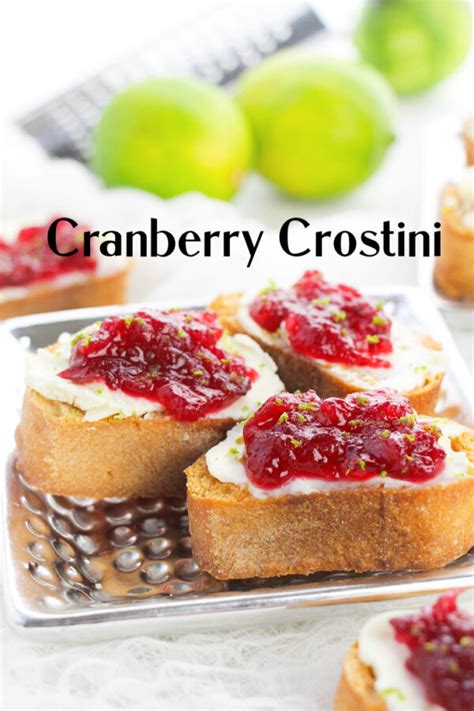 Cranberry Crostini Appetizer Ideas For The Home