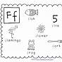 F Worksheet For Preschool