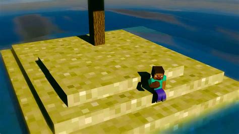 Cinema 4d Minecraft Island Test Render Youtube