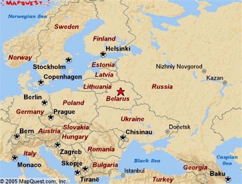 Belarus map and satellite image. Minsk-Russland-Karte - Minsk anzeigen Russland (Belarus)