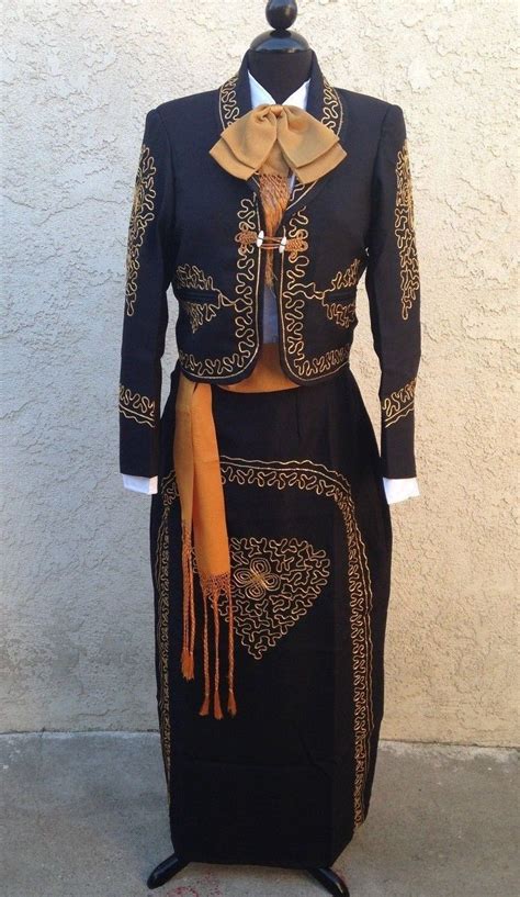 mexican charra mariachi suit size 40 from mexico 5 pieceset traje charra talla40 traje de
