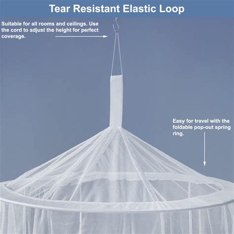Mosquito Net For Single To Double Beds Fully Enclosed Bed Canopy