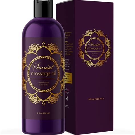 Maple Holistics Sensual Massage Oil For Intimate Oils Massage 8oz