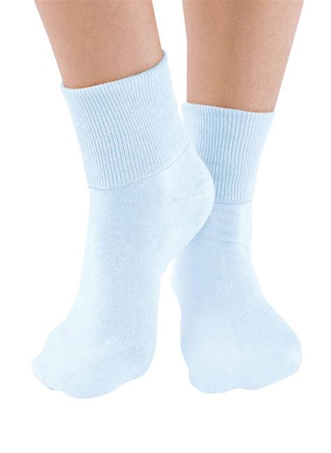 6 Pair Buster Brown Seamless Toe Cotton Socks Multi 10