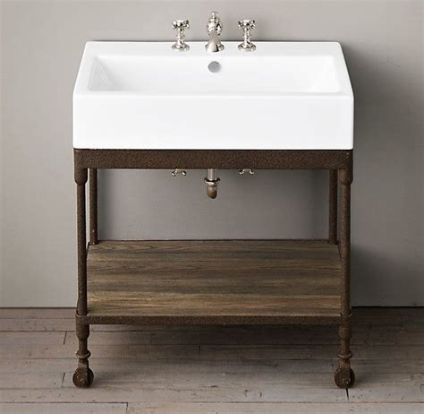 230+ vanity blueprints to be found, crafted, and sold. Dutch Industrial Single Console | Industrial bathroom ...