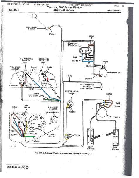 Torque specs for the intake and exhaust manifold bolts 3020 gas. John Deere 3020 Wiring Harness | Wiring Diagram Database