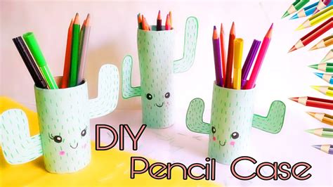 How To Make A Paper Pencil Holderdiy Cute Pencil Holder Diy School