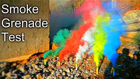 My print shop needs to be told which pages contain color. Smoke Grenade "Color Smoke" Review - YouTube