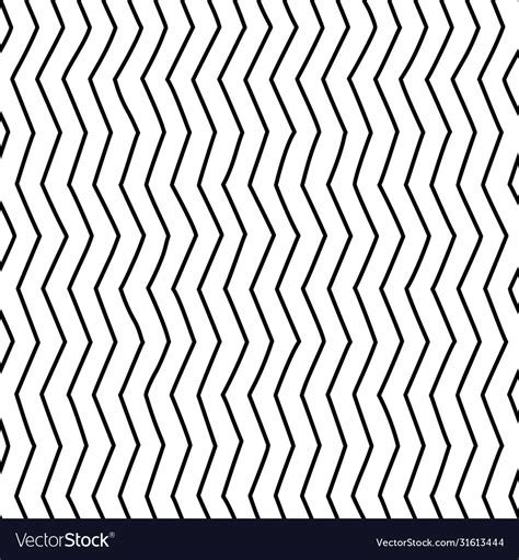 Hand Drawn Zigzag Seamless Pattern Royalty Free Vector Image