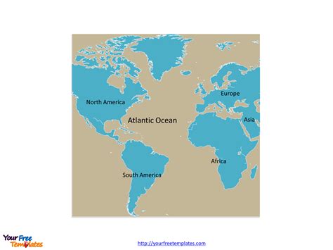 Atlantic Ocean Europe Map Map Of Atlantic Ocean Area