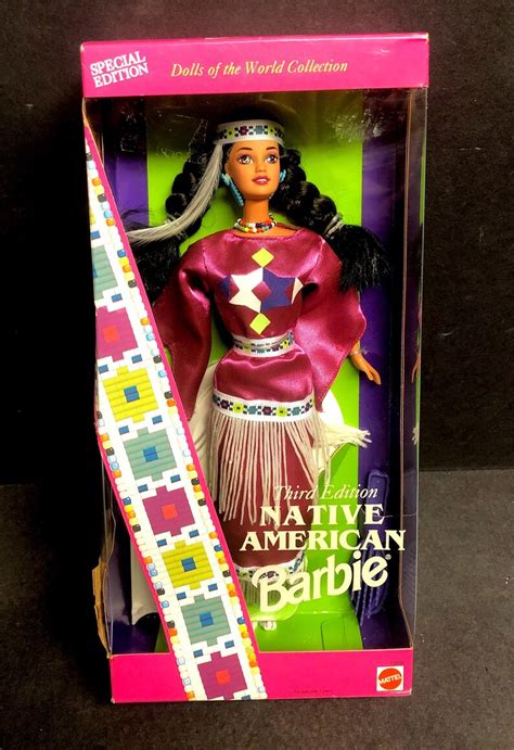 special third edition native american barbie dolls of the etsy