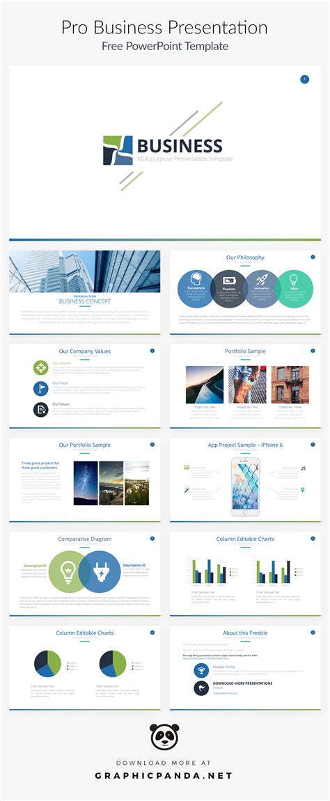 Free Business Powerpoint Template Ppt Pptx Download