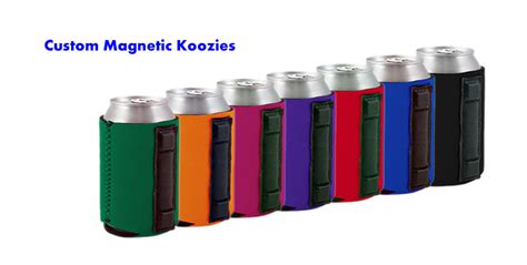 Neoprene Magnetic Koozies Wholesale Custom Magnetic Can Cooler