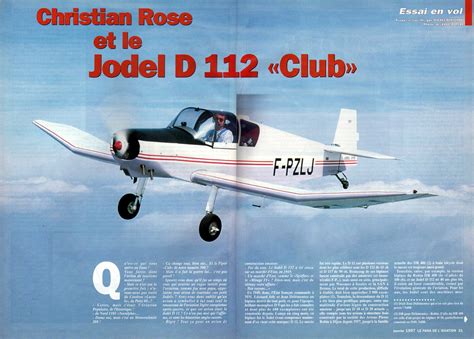 72) for free in pdf. Essai en vol du Jodel D112 dans Le Fana de l'Aviation de ...