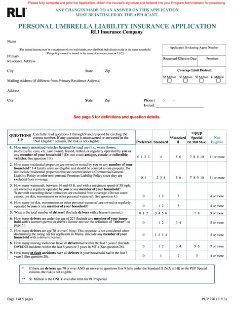 Rli Form Pup 276 2017 2022 Fill And Sign Printable Template Online
