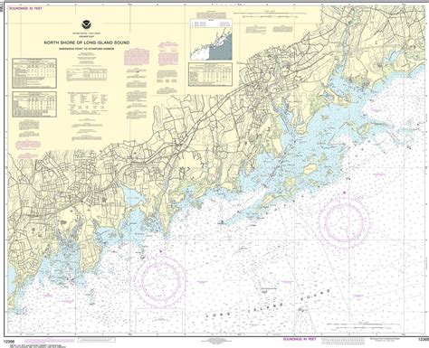 NOAA Nautical Chart 12368 North Shore Of Long Island Sound Sherwood