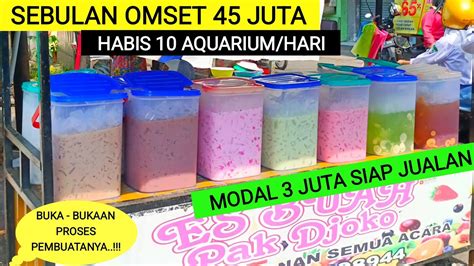 Proses Pembuatan Es Buah Viral Kekinian Paling Rame Di Semarang Modal 3 Juta Omset 45 Juta