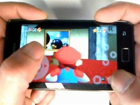 Meet super mario 64, the 3d version of the classic super mario bros! N64oid (N64 emulator) Android App on Samsung Galaxy S2 ...